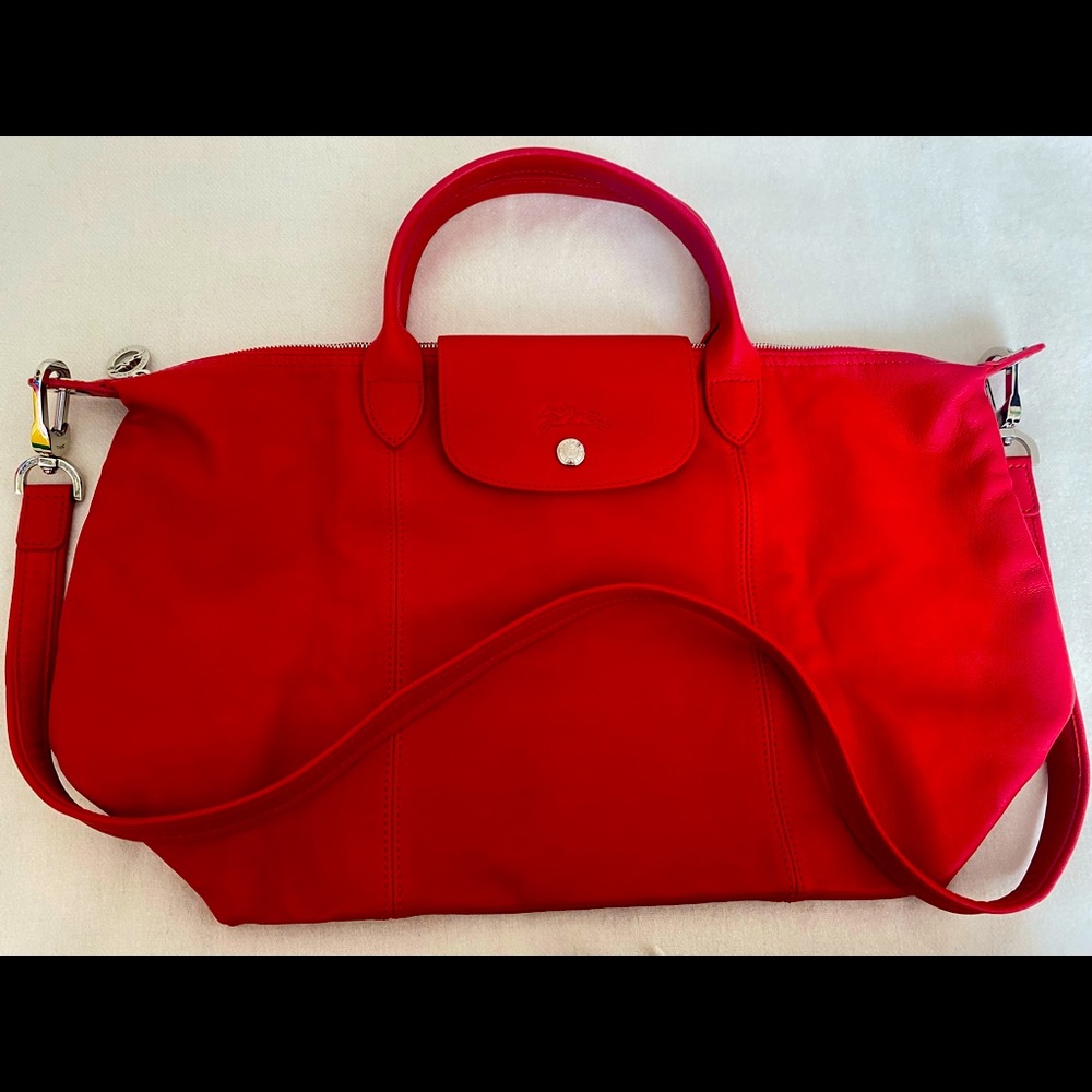 Longchamp medium size cross body bag